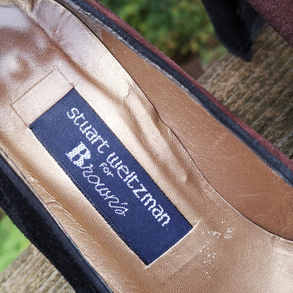 Stuart Weitzman patchwork leather heels - Picture 4 of 8